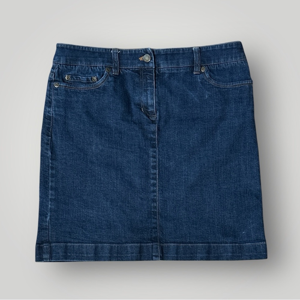 Jones New York Sport Petite Stretch Denim Skirt Size 8P
Classic Blue Jean